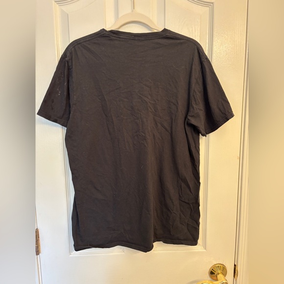 Pokémon Graphic Black T-Shirt Women’s Large 100% Cotton Pink Yellow Blue - Picture 2 of 7